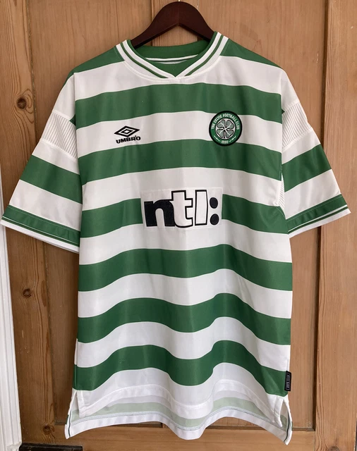 Umbro Celtic 1999-2001 Home Football Shirt SOCCER Jersey NTL KIT SIZE XXL