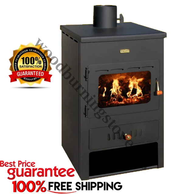 Poêles à bois bouilleur Prity WD W24 D, 18.2kW – Prix bas