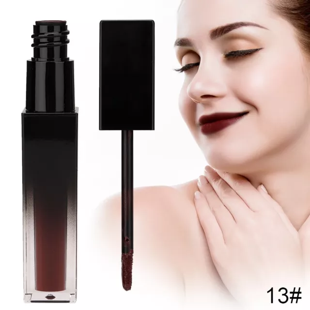 (13) Longue Durée Matte Lip Gloss Hydratant Liquid Lipstick Nourrissant