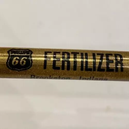 1970s Philips 66 Fertilizer Advertising Ball Pen Brookston Indiana #1