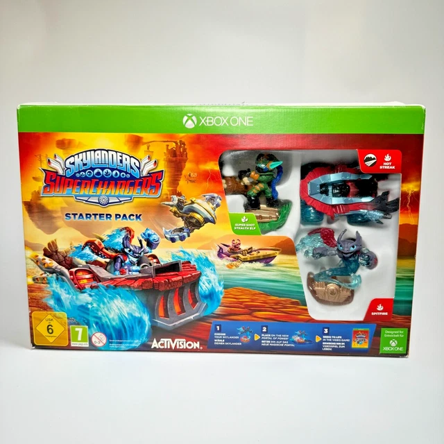 SKYLANDERS SUPERCHARGERS STARTER Pack for Microsoft Xbox One Boxed £54.