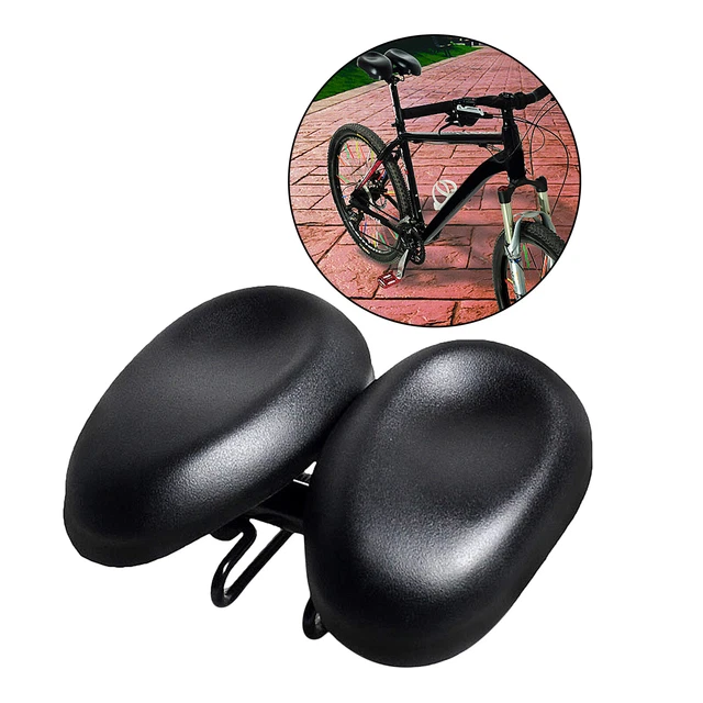MTB Fahrradsattel Sitzkissenbezug verstellbares atmungsaktives Fahrrad Dual