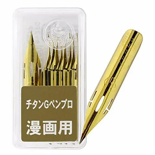 NEW Zebra Titanium G Pen Pro Nib 10pcs PG-7B-C-K From Japan