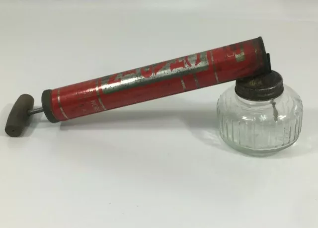 Vintage Chapin Bug Sprayer Glass Atomizer Bug Pesticide Sprayer Batavia NY Prop