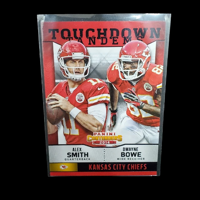 2014 Contenders Touchdown Tandem SSP SP /10 Alex Smith & Dwayne Bowe KC Chiefs