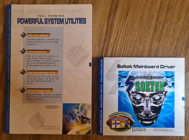 Soltek Gm SOLTEK - MAINBOARD Driver CD-Rom & Power System Utilities Manual $19.95 ...
