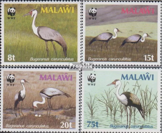 Malawi 477X-480X (complète edition) oblitéré 1987 Klunkerkranich