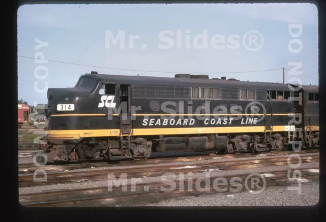 Duplicate Slide SCL Seaboard Coast Line F7A 314