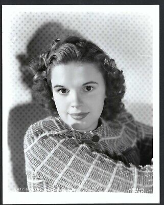 Hollywood Judy Garland Actress Young Face Vtg Original Photo