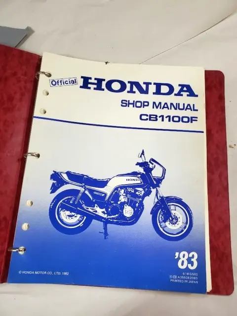 Honda Cb1100F Cb1100 Cb 1100 Owner's Shop Service Manual