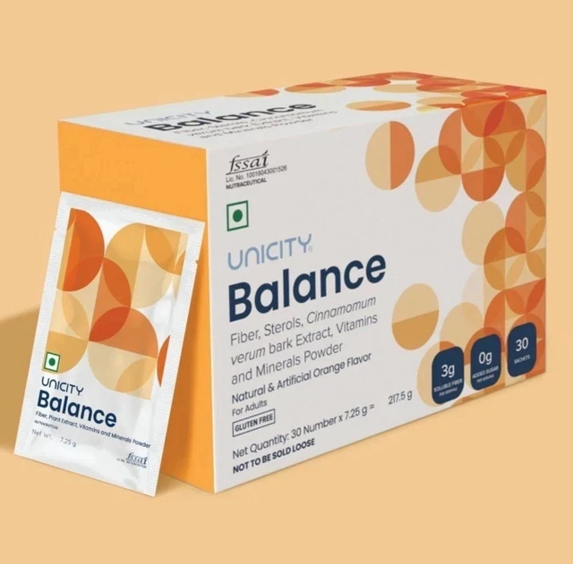 Complément Alimentaire Unicity Balance Pour La Gestion Du Poids - 30 Sachets - Poudre - Neuf