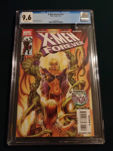 X-Men Forever #13 CGC Universal Grade 9.6 NM+ Claremont & Grummett white pages