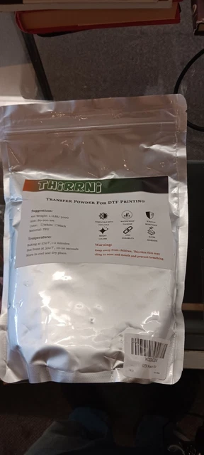 Premium DTF White Transfer Powder For DTF Printing White 1.1 lbs