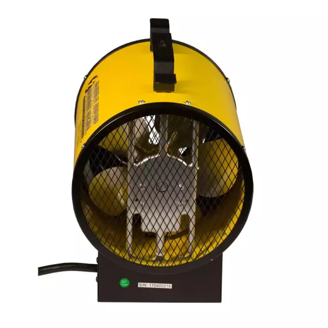 Electric Fan Forced Air Heater 3750W, 12,800 BTU, 220V Mountable or Portable