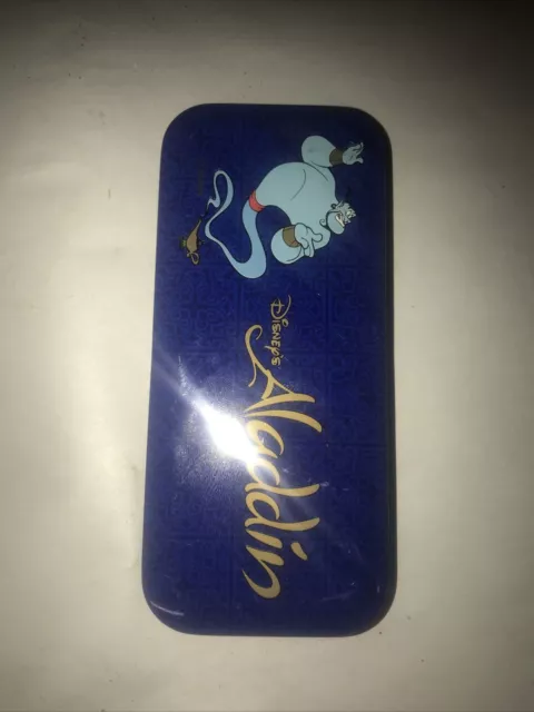 Disney's Aladdin FOSSIL Wrist Watch in Collector Tin ultra rare  4-23-2003 s180
