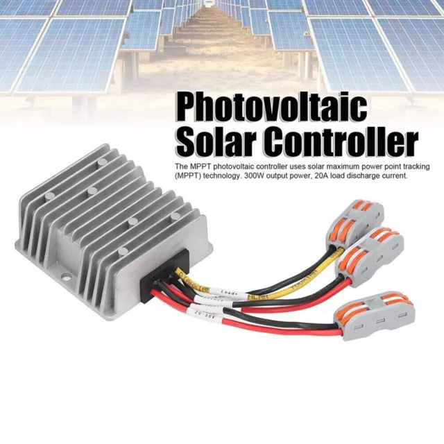 Efficient and Stable MPPT Solar Panel Controller 20A Discharge Current