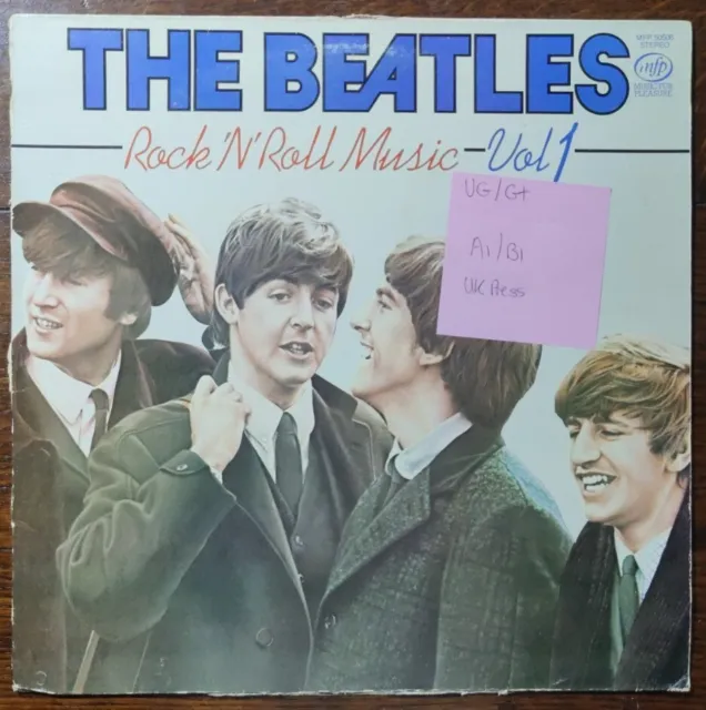 The Beatles Rock 'N' Roll Music Vol. 1 Vinyl Record VG/G+ MFP50506 1976 1st