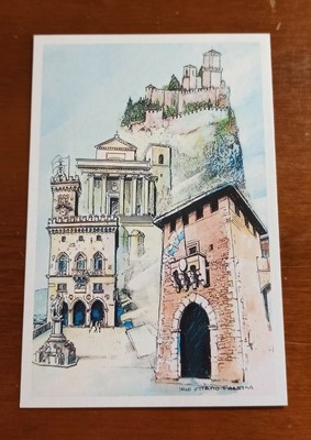 perfette! 4 Cartoline da € 0,45 nuove dedicate ai Castelli di San Marino 