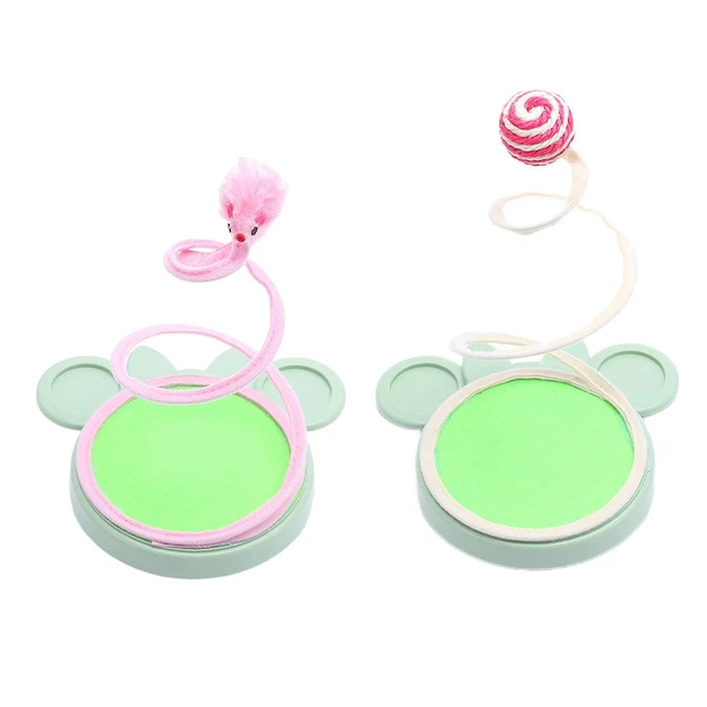 Pet Cat Spring Toy, Teaser Toy for Exercise Indoor Play Games Entertainment