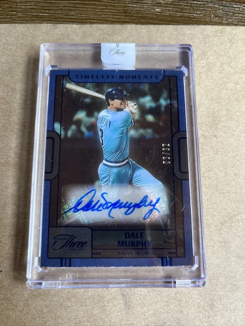 2023 Panini Three And Two Dale Murphy Timeless Moments Auto /32 Jersey Number SP 2023 Panini Three And Two Dale Murphy Timeless Moments Auto /32 Jersey Number SP