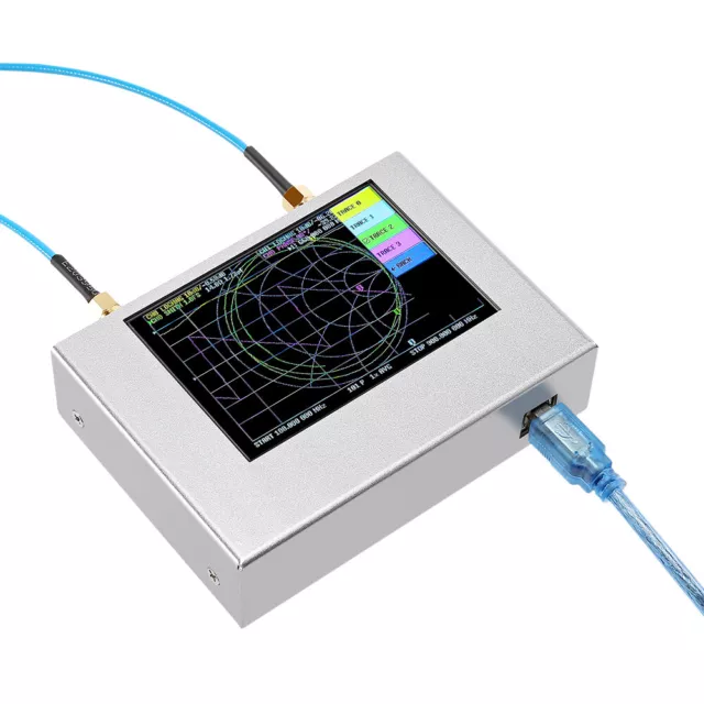 NanoVNA V2 Plus4 50KHz-4GHz Vector Network Analyzer 4 In TFT 70~90dB W/ Battery