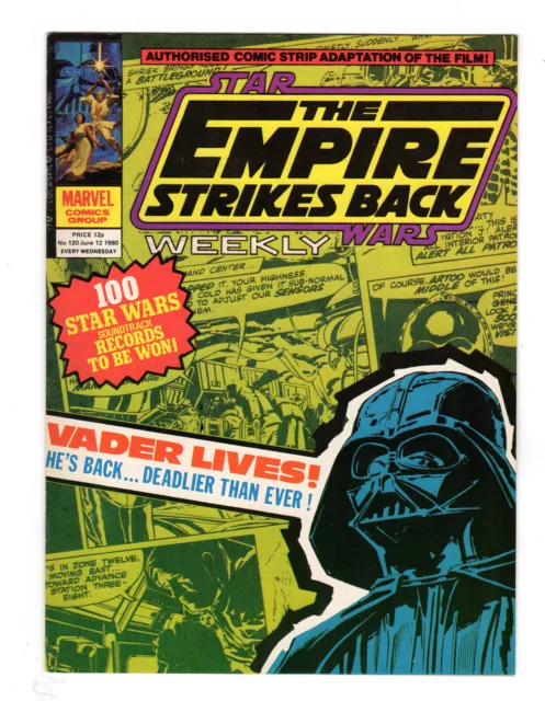 STAR WARS WEEKLY #120  (June 12th  1980) Empire Strikes Back Marvel UK VFN