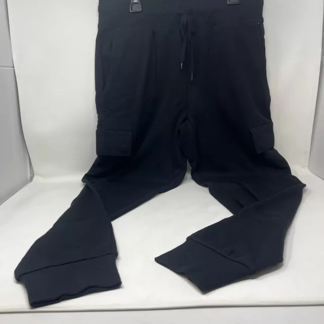 2xist Mens Black Cuffed Jogger Casual Lounge Sweatpants Pants Small