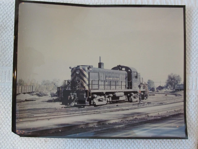 Vintage 8x10 Photo Delaware & Hudson Railroad Locomotive #4128