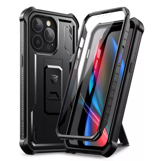 DEXNOR Hülle für iphone 13 Pro Bumper Case 360 Grad Schutzhülle