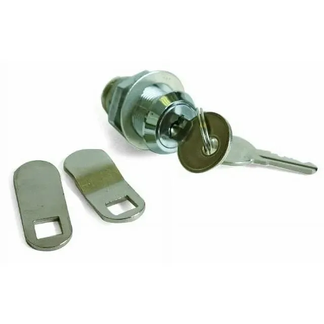 RV Designer Baggage Door Standard Key Cam Lock Combo 1 1/8" Length