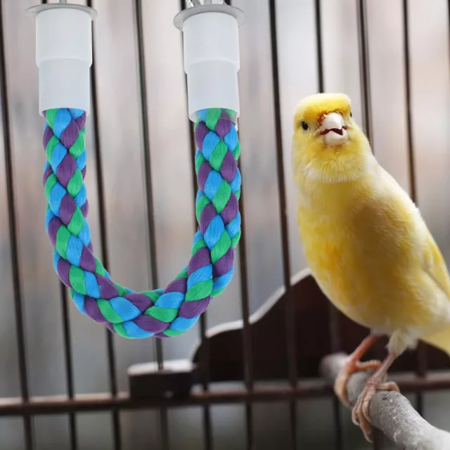 Papagei Kletterseil Aus Baumwolle Spielzeuge Vogel Strickleiter Für Haustiere