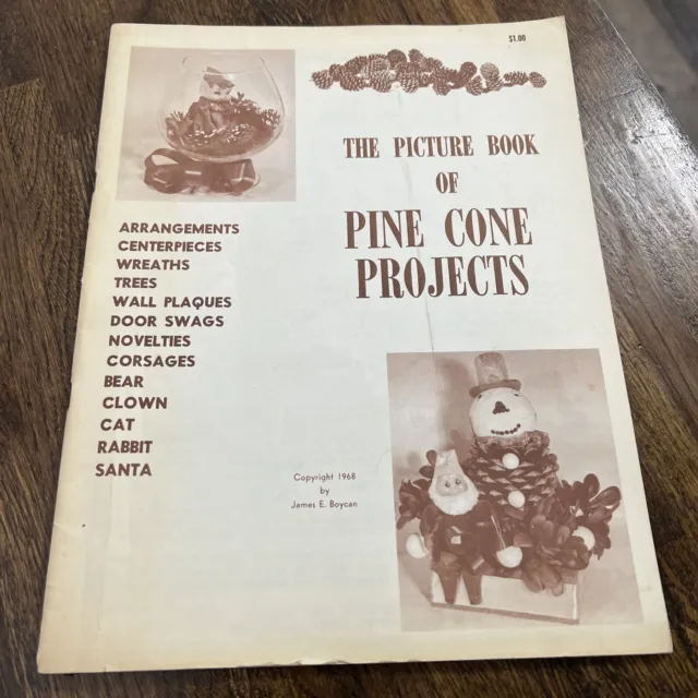 De Colección 1968~El Libro Ilustrado De Los Proyectos De Cono De Pino~James Boycan