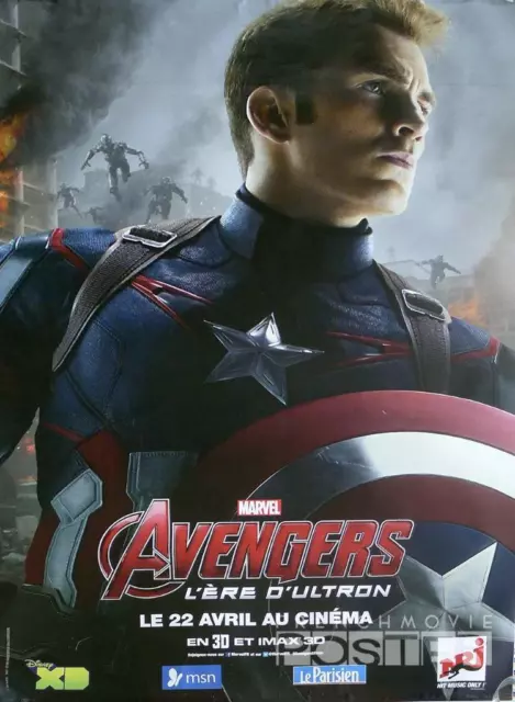 Avengers Age Of Ultron - Original Captain America Character Poster - Marvel