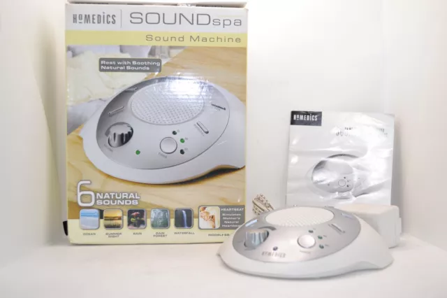 MÁQUINA DE SONIDO HOMEDiCS SONIDO spa 6 SONIDOS NATURALES MODELO OCÉANO # SS-2000