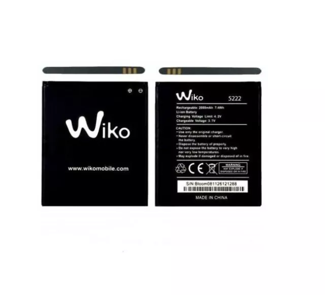 Batterie Wiko 5222 Pour Le Wiko Rainbow Jam