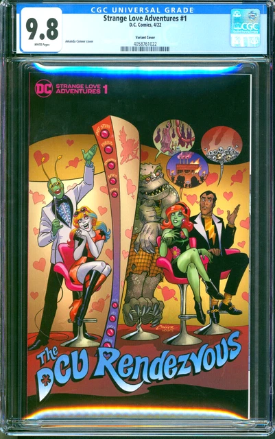 Strange Love Adventures #1 Amanda Conner Variant DC Comics 2022 CGC 9.8
