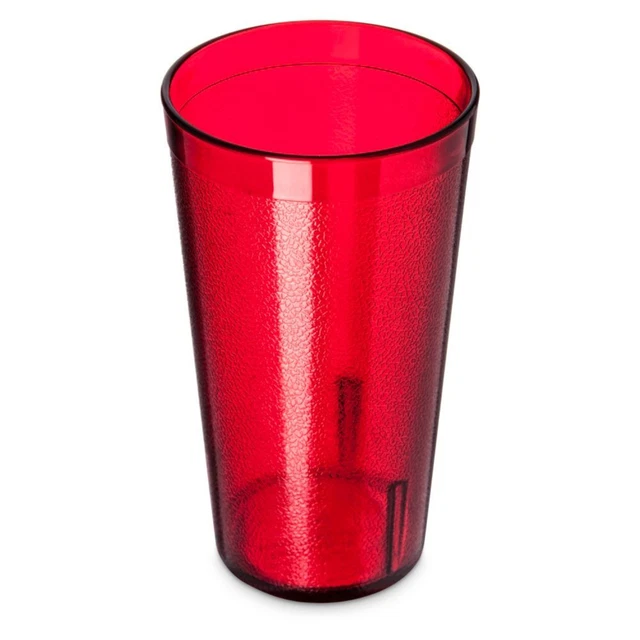 Carlisle 521610 Stackable 16 Oz. Ruby Tumbler - Dozen