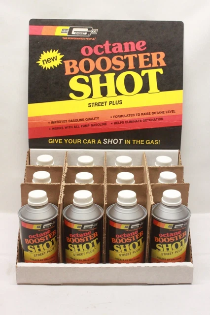 NOS Vintage MR. GASKET Octane Booster Case 12oz Cans Gas Oil Sign Store Display