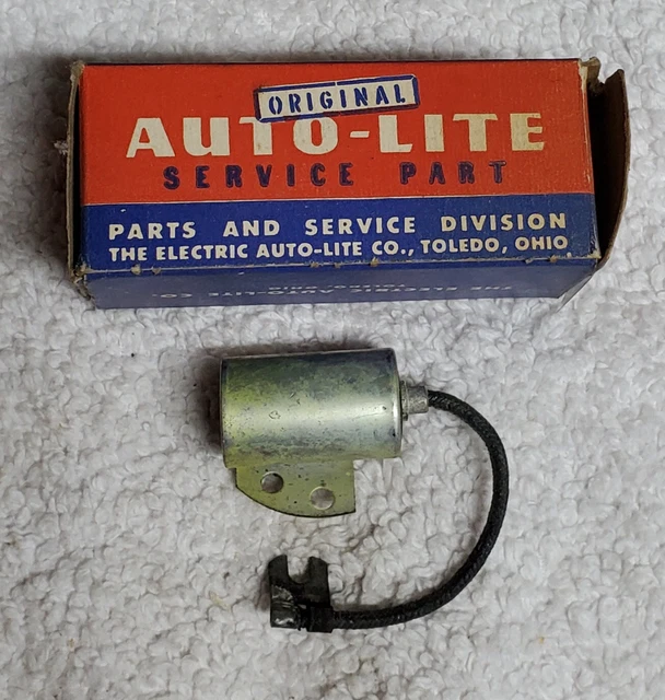 AUTOLITE IAT-3076R IGNITION Condenser 1950-56 Chrysler Dodge DeSoto