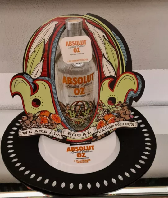 1L Absolut Vodka Oz 1000ml mit Tag  Limited Edition full and sealed