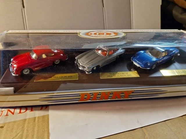 Dinky Matchbox DY coffret Cadeau Ferrari Porsche Mercedes N+B 1/43