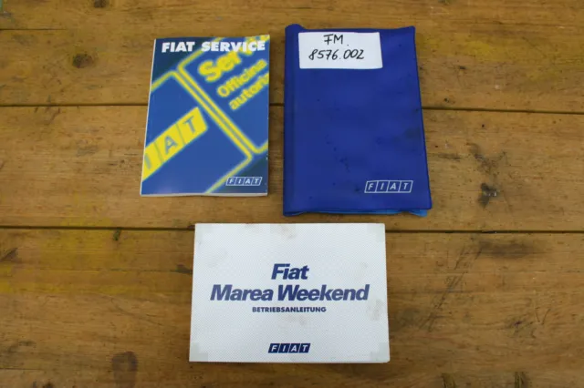 Original Fiat Marea Weekend Bordbuch Betriebsanleitung Serviceheft FM.8576.002