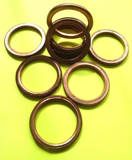 ZX10R ZX10 ZR1100 Zepher COPPER EXHAUST GASKETS SEAL HEADER GASKET RING  F47 2