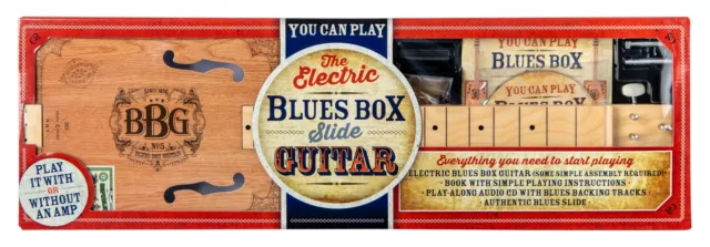 Hinkler BBG Electric Blues Cigar Box Slide Guitar Kit Zigarrenkiste Gitarre Buch 2