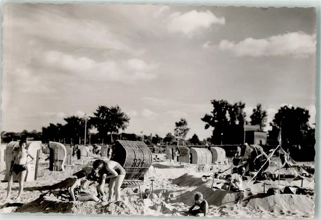 39824670 - 2330 Eckernfoerde Schwimmbad Strand Ort handschriftlich Foto