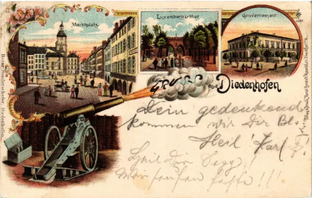 CPA AK Gruss aus DIEDENHOFEN (454752)