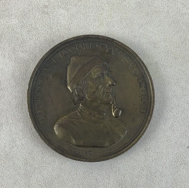 Medalla commandant jacques yves cousteau 1980 | Medallas e Insignias militares | Antigüedad