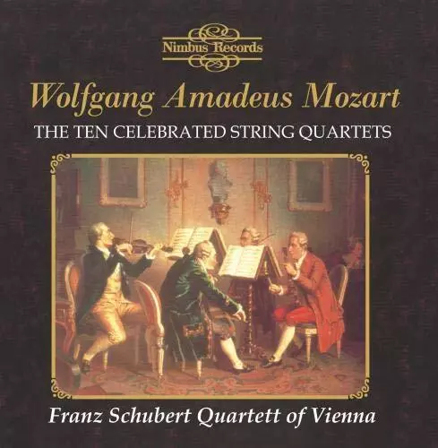 Mozart - Ten Celebrated String Quartets DOUBLE CD Fast Free UK Postage