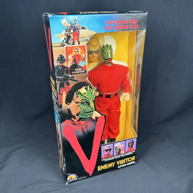 Figura de acción LJN ""V"" Enemy Visitor 12" nueva en caja sellada Greg Jein