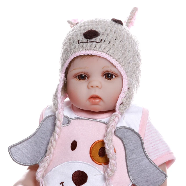 48CM Reborn Doll Girl Doll Full Body Waterproof Bath Toy Realistic with Clothes